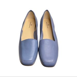 Bandolino 8 Light Blue Soft Leather Liberty Loafer